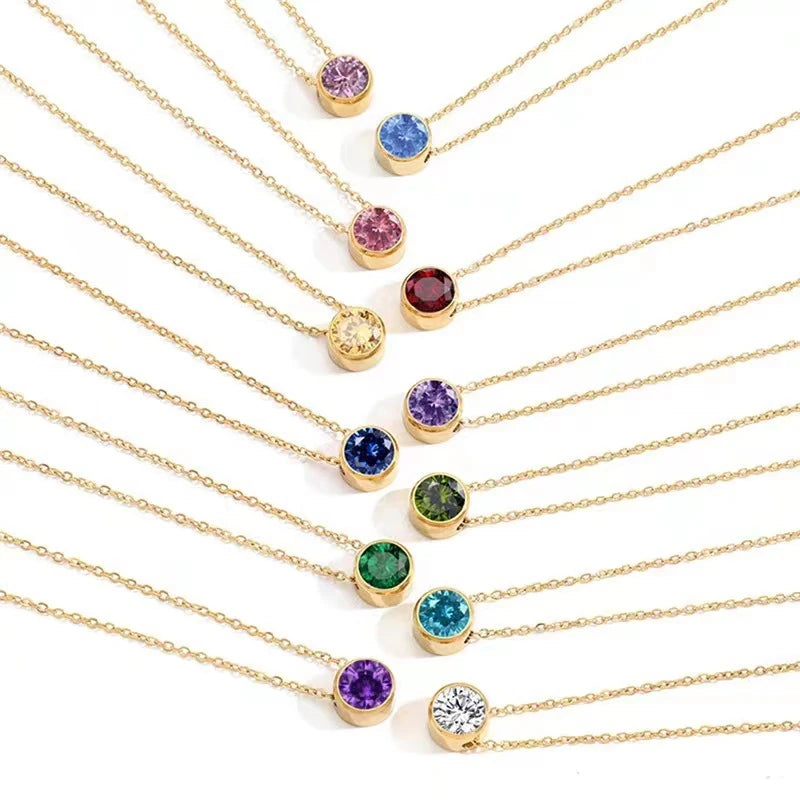 Classic Birthstone Necklace